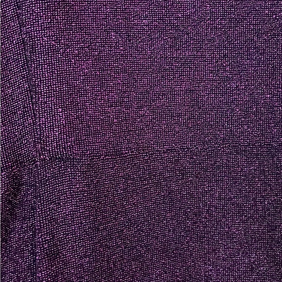 One shoulder faux wrap shimmer dress - Picture 7 of 8